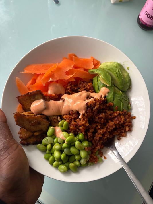 JOLLOF SUSHI BOWL